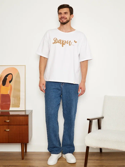 МУЖСКАЯ ФУТБОЛКА БЕЛАЯ "ДАРИ"