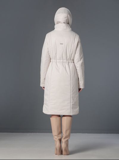 Пальто 25317 слоновая кость