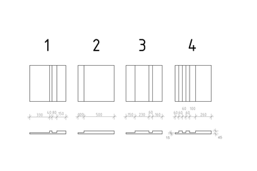 Размеры панелей: 600*600*45 мм.