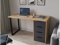 Стол С-402 дуб крафт золотой/графит