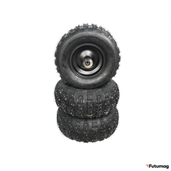 Зимнии покрышки в сборе на электроскутер TRIKE c шипами