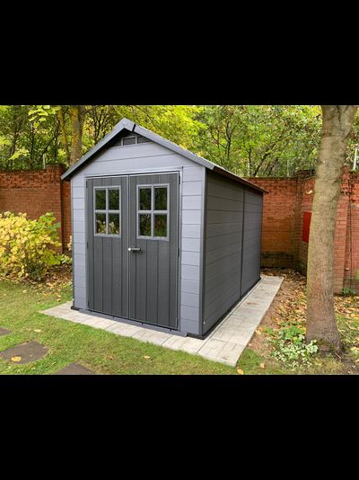 Сарай "Ньютон 7511" (размеры 210 х 342 см), серый