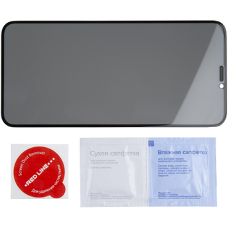 Защитное стекло Apple iPhone 11 Pro, Red Line, черное, УТ000018363