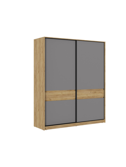 Бостон шкаф-купе ШК-005 Дуб Крафт золотой/Серый Шифер