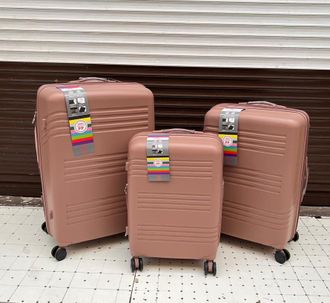 Чемодан большой Impreza Road Полипропилен L Пудровый