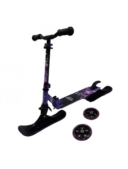 Снежный самокат 2в1 tech team 125R-comfort purple 2022