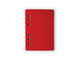 Ежедневник недатированный Firenze, А5, 132х190, 120л (красный)
