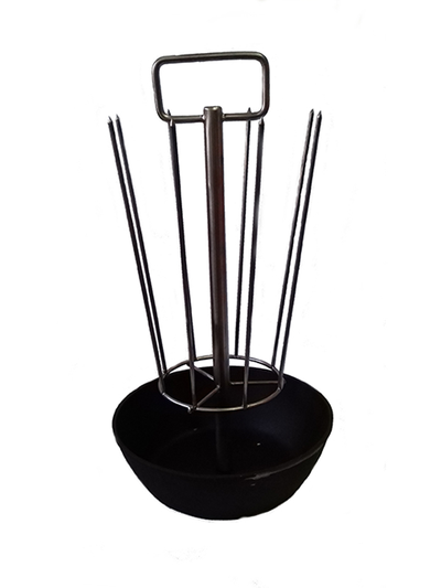 Тритон с чугунной сковородой 250 мм для тандыра