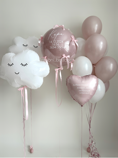 Комплект на выписку девочки №54