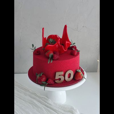 Торт с карамельной чашей