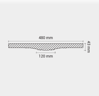 Розетка 1.56.016 d48см