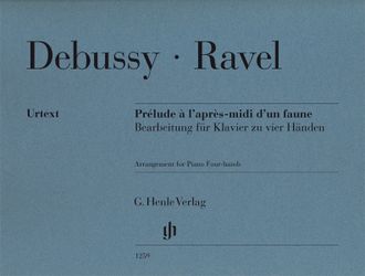 Debussy, Claude Prélude à l'après-midi d'un faune für Klavier zu 4 Händen Spielpartitur