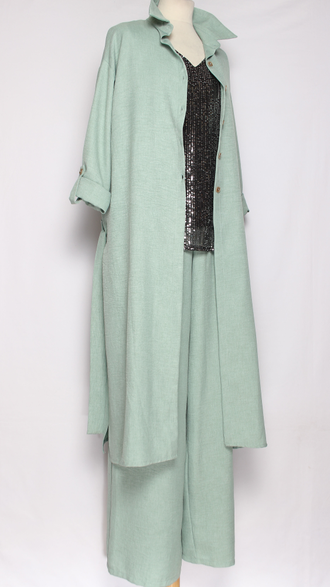 КОСТЮМ БРЮЧНЫЙ "ДВОЙКА" серо-голубой р.52