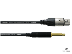 Фото микрофонного кабеля Cordial CCM 7.5 FP XLR female/джек
