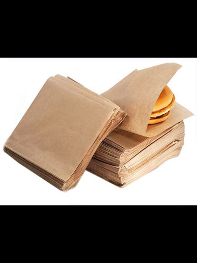 Бумажный уголок/карман/пакет для бургера (100 шт., крафт), 155*170мм