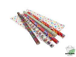 Бумага упаковочная, в ассортименте