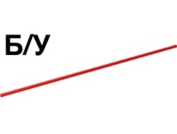 ! Б/У - Hose, Rigid 3mm D. 26L / 20.8cm, Red (75c26 6227560) - Б/У