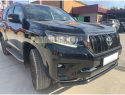 Защита переднего бампера с покрытием «раптор» d60 для Toyota Land Cruiser Prado 150 (2017-...)
