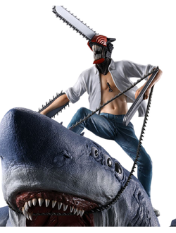 Фигурка Человек-бензопила (Chainsaw Man Ichiban Kuji, Mega Impact)