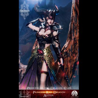 Принцесса-дракон Алексия (красная) - Коллекционная ФИГУРКА 1/6 scale Dragon Princess - Red Dragon Alexia (WS019B) - WAR STORY