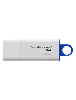 Флеш-память Kingston DataTraveler I G4, 16Gb, USB 3.0, синий, DTIG4/16GB