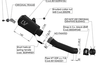 Глушитель LEOVINCE LV-10 Full Black 15242FBU