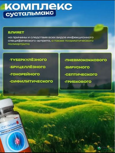 Сустальмакс 2в1, природный хондропротектор