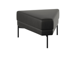 Пуф Everprof Gamma угловой Экокожа Черный