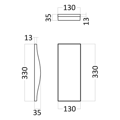 Гипсовая панель STREAM small артикул E-0049