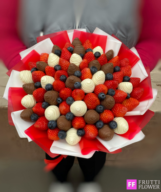 Клубничный букет № 35