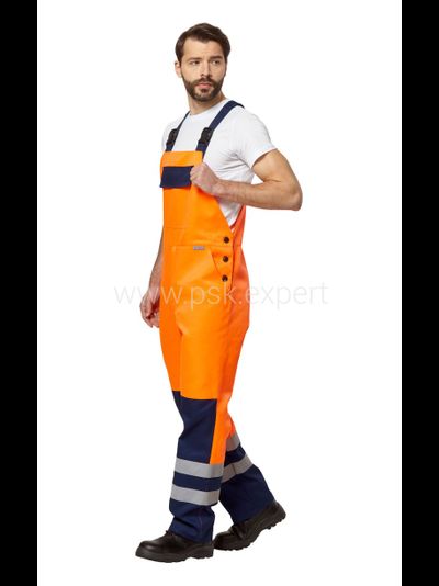 Костюм СПЕКТР СИГНАЛ с п/к, синий/оранжевый