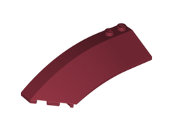 Wedge 8 x 3 x 2 Open Left, Dark Red (41750 / 4290019 / 6035709 / 6413271)