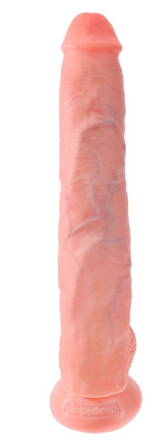 5344980000 Фаллоимитатор-реалистик King Cock с яичками, 35,5 см