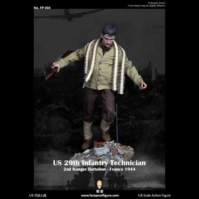 Капрал Тимоти Апхэм / рядовой Стэнли Меллиш ("Спасти рядового Райана") - Коллекционная ФИГУРКА 1/6  US 29th Infantry Technician Special Edition (FP004B) - Facepoolfigure