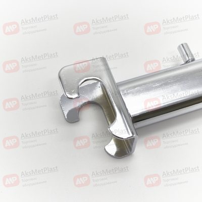 M940Z Кронштейн прямой хром 9 штырьков на овальную трубу усиленный L=400 мм