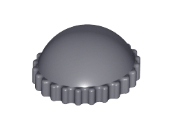 Minifigure, Headgear Cap, Knit, Dark Bluish Gray (41334 / 4210934)