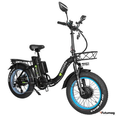 Электровелосипед Syccyba H2 (F11) DUAL 20AH синий