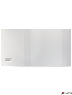 Обложка ПВХ для прописей Горецкого, учебника Моро, универсальная, 110 мкм, 243×455 мм, прозрачная, ДПС, 1246.1. 225414