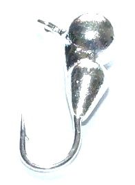 Мормышка вольфр. Sava &quot;Капля + шар с ушком&quot; L, 0.96гр / серебро