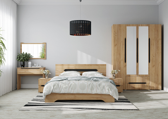 Спальня Вега,крафт золотой