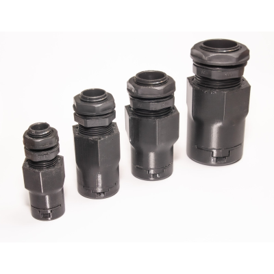 Адаптер гермоввода D20 - PG16 Чёрный