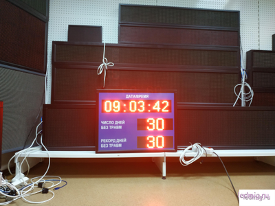 Промышленное Табло уровня травматизма