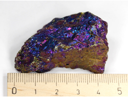 Халькопирит, коллекционный образец, Мексика (45*28*22 мм, 46 г) №28536