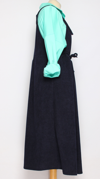 Сарафан  Бохо вельвет "УЗКИЕ ЛЯМКИ" мокко, синий, вишня, горчичный до р.46-50