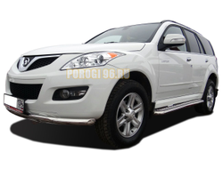 Защита переднего бампера (радиус) d60 для Great wall Hover H5 (2010)