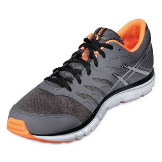 Кроссовки  ASICS GEL-ZARACA 4 черный/серый/оранжевый  T5K3N-9793  (Размеры: 10,5)