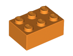 Brick 2 x 3, Orange (3002 / 4125971 / 4153826)