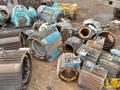 Скупка электродвигателей: Компания «Вторкабель» закупает электродвигатели разных марок, типов и габаритов по выгодным ценам на металлолом.