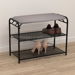 ЗМИ139 Подставка для обуви "Гранада-23" с сиденьем. Размер: 650*500*300