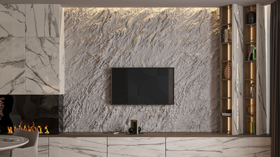 Панно гипсовое TRAVERTINE артикул SPN10